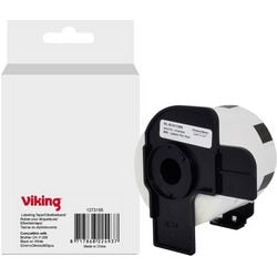 Etikettenrolle Viking DK-11209 Brother Schwarz auf Weiß