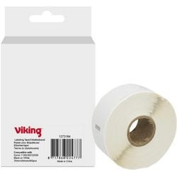 Etikettenrolle Viking S0722520 Dymo Schwarz auf Weiß