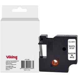 Beschriftungsband Viking s0720680 Dymo schwarz auf weiß