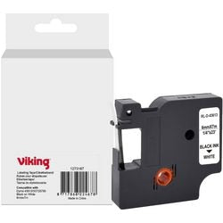 Beschriftungsband Viking s0720780 Dymo schwarz auf weiß