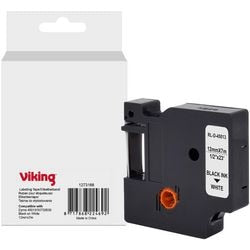 Beschriftungsband Viking s0720530 Dymo schwarz auf weiß