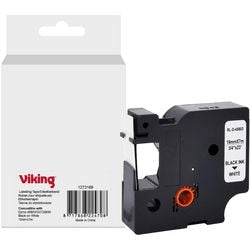 Beschriftungsband Viking s0720830 Dymo schwarz auf weiß