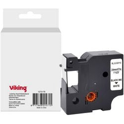 Beschriftungsband Viking s0720930 Dymo schwarz auf weiß