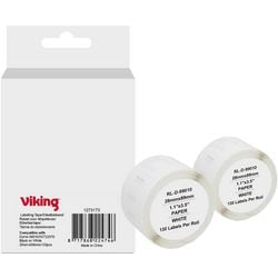 Etikettenrolle Viking S0722370 Dymo Schwarz auf Weiß