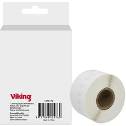Etikettenrolle Viking 1983172 Dymo schwarz auf weiß