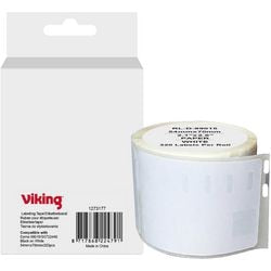 Etikettenrolle Viking S0722440 Dymo Schwarz auf Weiß
