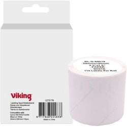 Etikettenrolle Viking S0722480 Dymo Schwarz auf Weiß
