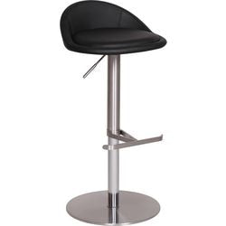 Barhocker Wohnling Kunstleder schwarz 110 kg 430 x 430 x 900 mm