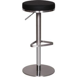 Barhocker Wohnling Kunstleder schwarz 110 kg 380 x 380 x 820 mm