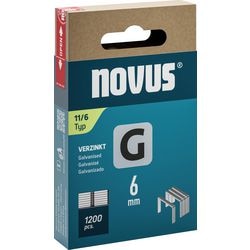 Heftklammern Novus 11-6 Silber