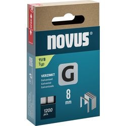 Heftklammern Novus 11-8 Silber