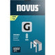Heftklammern Novus 11-8 Silber
