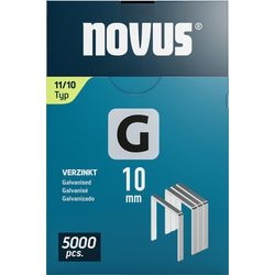 Heftklammern Novus 11-10 Silber