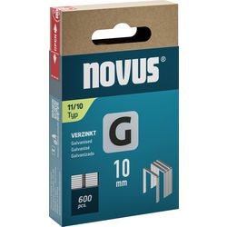 Heftklammern Novus 11-10 Silber