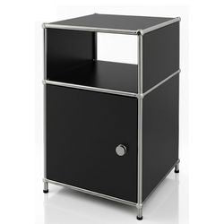 Beistelltisch floordirekt Concept Epure Schwarz 400 mm x 400 mm x 650 mm
