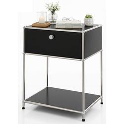 Beistelltisch floordirekt Concept Epure Schwarz 400 mm x 500 mm x 650 mm