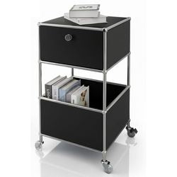 Beistelltisch floordirekt Concept Epure Schwarz 400 mm x 400 mm x 690 mm