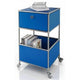 Beistelltisch floordirekt Konzept Epureblau 400 mm x 400 mm x 690 mm