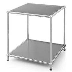 Beistelltisch floordirekt Konzept Epuregrau 400 mm x 400 mm x 460 mm