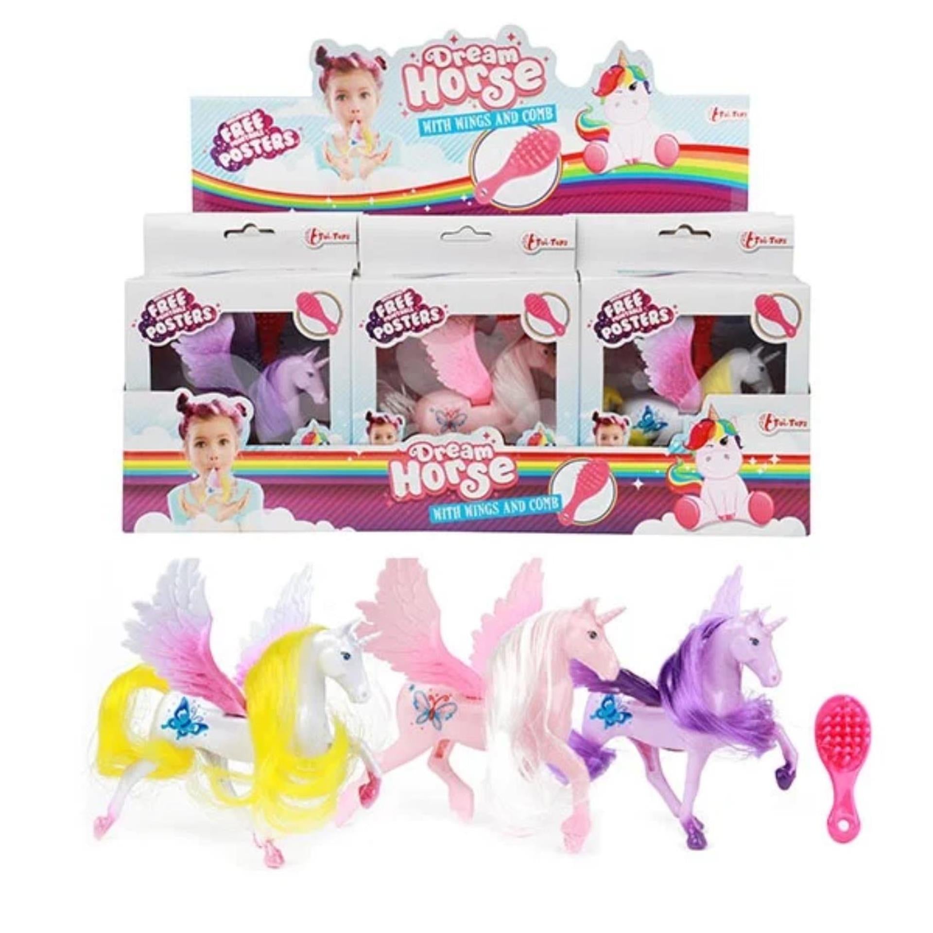 Traumpferd Unicorn Play Figur Pegasus mit Pinsel