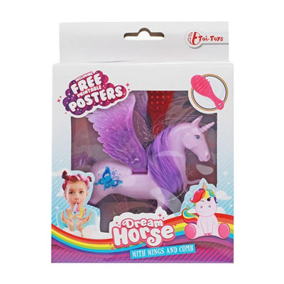 Traumpferd Unicorn Play Figur Pegasus mit Pinsel