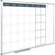 Magnetisches Whiteboard plm96od Monatsplanung weiß