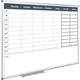 Magnetisches Whiteboard plw96od Wochenplanung weiß