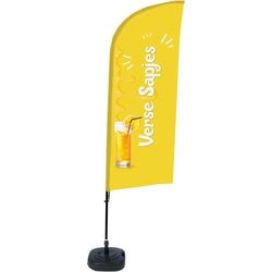 Beachflag Showdown bfaw310-wt21-i101 freistehend mehrfarbig
