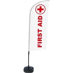 Beachflag Showdown bfaw310-wt21-i106 freistehend mehrfarbig