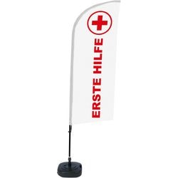 Beachflag Showdown bfaw310-wt21-i107 freistehend mehrfarbig