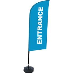 Beachflag Showdown bfaw310-wt21-i123 freistehend blau