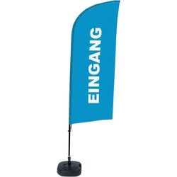 Beachflag Showdown bfaw310-wt21-i124 freistehend blau
