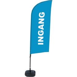Beachflag Showdown bfaw310-wt21-i125 freistehend blau