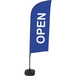 Beachflag Showdown bfaw310-wt21-i57 freistehend blau