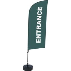 Beachflag Showdown bfaw310-wt21-i120 freistehend grau