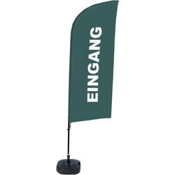 Beachflag Showdown bfaw310-wt21-i121 freistehend grau
