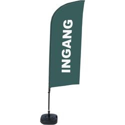 Beachflag Showdown bfaw310-wt21-i122 freistehend grau