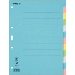 Blanko-Tabs aus Biella-Karton, Farbsortiment