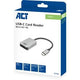 ACT-Konnektivität USB-C-Kartenleser für SD und MICRO SD, SD 4.0 UHS-I