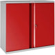 Flügeltürenschrank Phoenix SCL0891GRK rot 830 mm