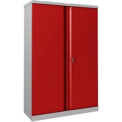 Flügeltürenschrank Phoenix SCL1491GRK rot 1400 mm