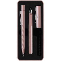 Faber-Castell Kugelschreiber und Füllfederhalter – Geschenkbox – Griffstück 2011 – Blassrosa – FC-201539