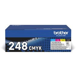Tonerkartusche Brother TN-248val Original Schwarz, Cyan, Magenta, Gelb