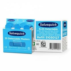 Salvequick-Pflaster. Farbe: blau. 210 Stück