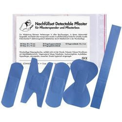 Söhngen-Pflaster. Farbe: blau.