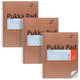 Vorlesungsblock Pukka Metallic Check Bronze 300 Seiten 3-teilig