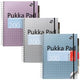 Vorlesungsblock Pukka Metallic A4 Karo Farbsortiment 200 Seiten 3-teilig