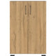 Aktenschrank Germania Profi 2.0 Eiche 800 (B) x 400 (T) x 1.230 (H) mm