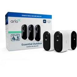 Drahtlose Arlo Essential 2K-Überwachungskamera für den Außenbereich – 3 IP-Kameras