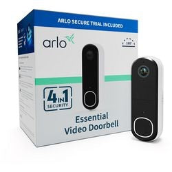 Arlo HD kabellose Video-Türklingel mit Kamera, 1 Türklingel, weiß